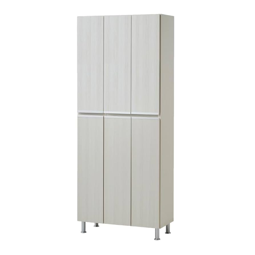 【3月中旬頃まで出品】【日本製】シューズボックス ホワイト幅75cm ハイタイプ Amazon｜シューズボックス 下駄箱 ハイタイプ 幅75cm ホワイト